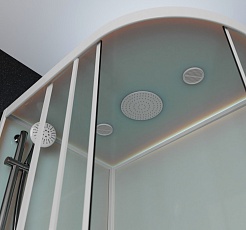 Frank Душевая кабина F412/2 L white с крышей – фотография-6